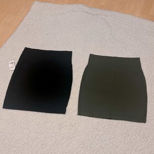 Two mini skirts sold together! Never been worn. Tags attached